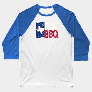 Texas BBQ Baseball T-Shirt